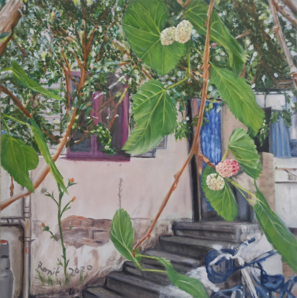 Oil Painting Mulberry Tree